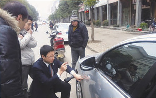 事故車輛（損失）查勘現(xiàn)場(chǎng)